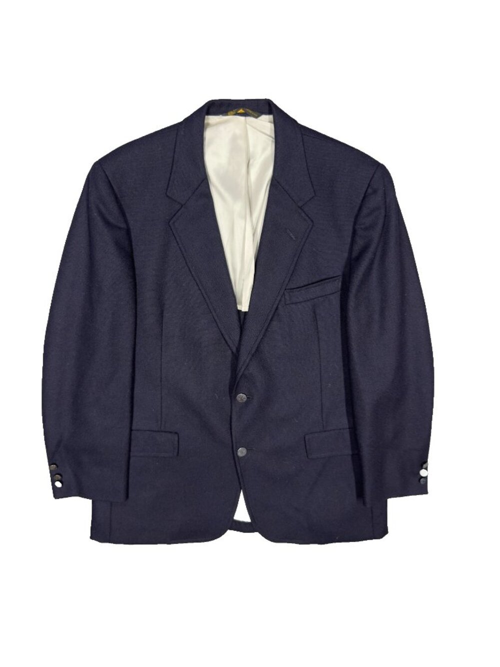 Vintage Graham & Dunn Blazer Wool Sport Coat Navy Blue 44R
